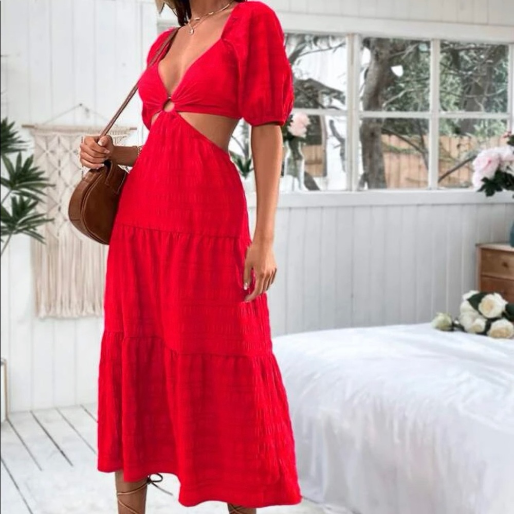 Red dress